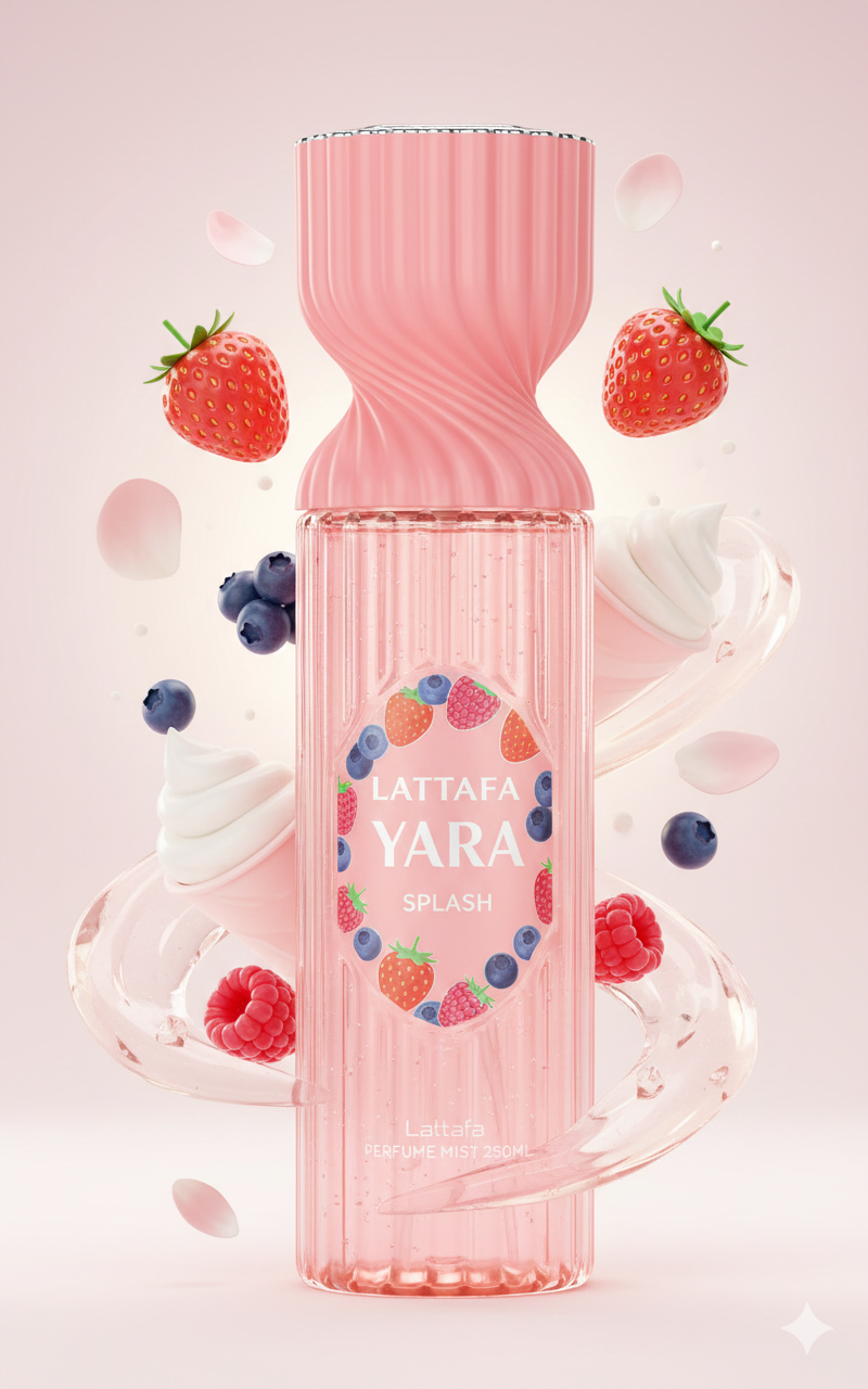 Body Splash Lattafa Badee Al Oud Noble Blush Feminino 250 ml